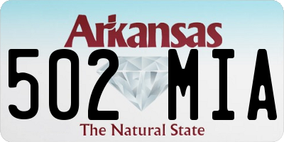 AR license plate 502MIA