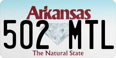 AR license plate 502MTL