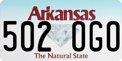 AR license plate 502OGO