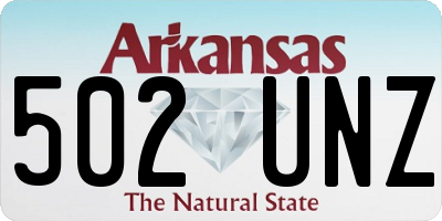 AR license plate 502UNZ