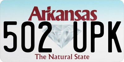 AR license plate 502UPK
