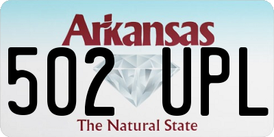 AR license plate 502UPL