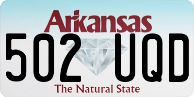 AR license plate 502UQD