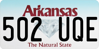 AR license plate 502UQE
