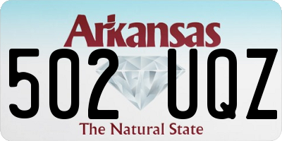 AR license plate 502UQZ