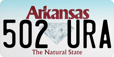 AR license plate 502URA