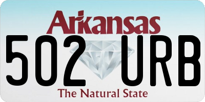 AR license plate 502URB