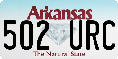 AR license plate 502URC