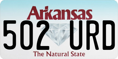 AR license plate 502URD