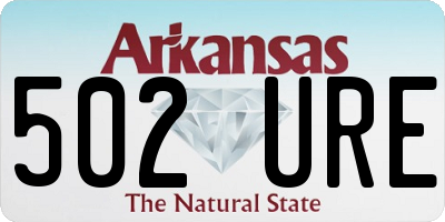 AR license plate 502URE