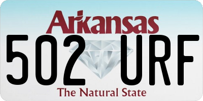 AR license plate 502URF