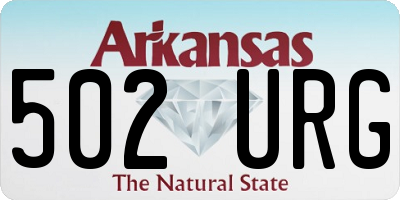 AR license plate 502URG