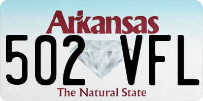 AR license plate 502VFL