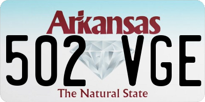 AR license plate 502VGE