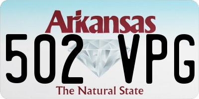 AR license plate 502VPG