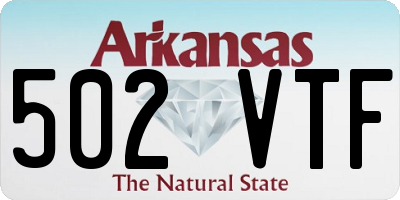 AR license plate 502VTF