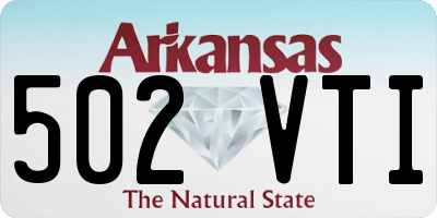 AR license plate 502VTI