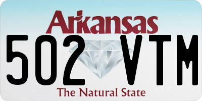 AR license plate 502VTM