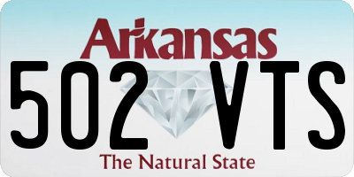AR license plate 502VTS