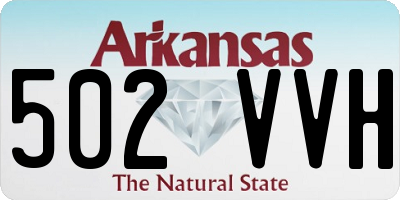 AR license plate 502VVH