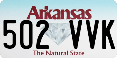 AR license plate 502VVK