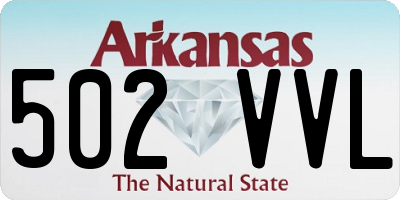 AR license plate 502VVL