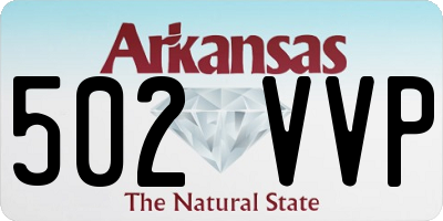 AR license plate 502VVP