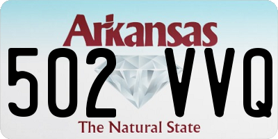 AR license plate 502VVQ