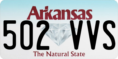 AR license plate 502VVS