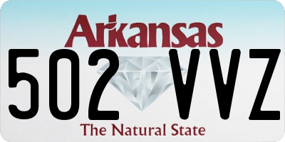 AR license plate 502VVZ