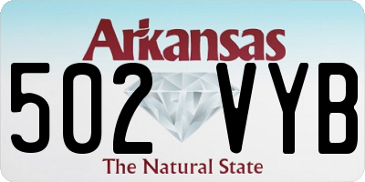 AR license plate 502VYB
