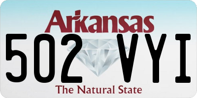 AR license plate 502VYI