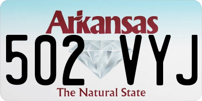 AR license plate 502VYJ
