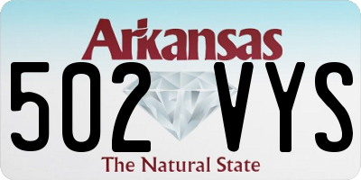 AR license plate 502VYS