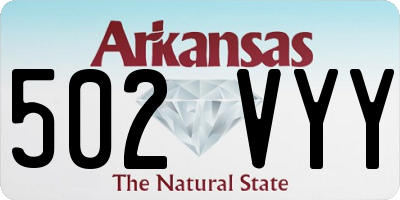 AR license plate 502VYY