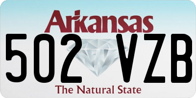 AR license plate 502VZB