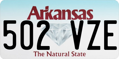 AR license plate 502VZE