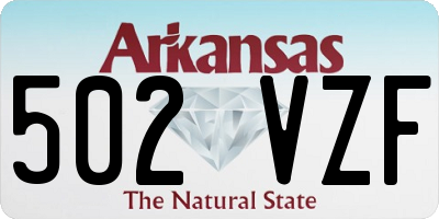 AR license plate 502VZF