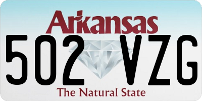 AR license plate 502VZG