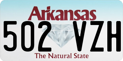 AR license plate 502VZH