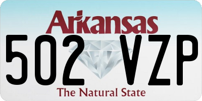 AR license plate 502VZP