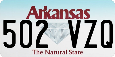 AR license plate 502VZQ
