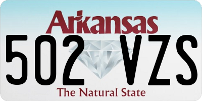 AR license plate 502VZS