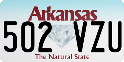 AR license plate 502VZU