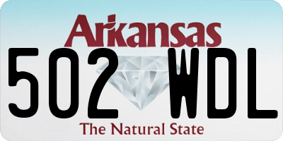 AR license plate 502WDL