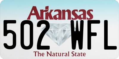 AR license plate 502WFL