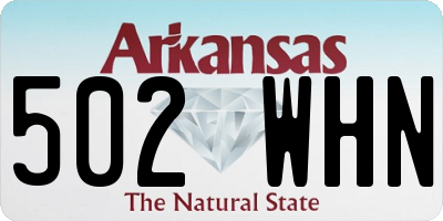 AR license plate 502WHN