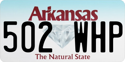 AR license plate 502WHP
