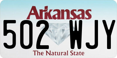 AR license plate 502WJY