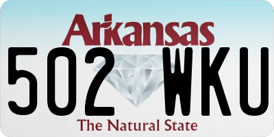 AR license plate 502WKU